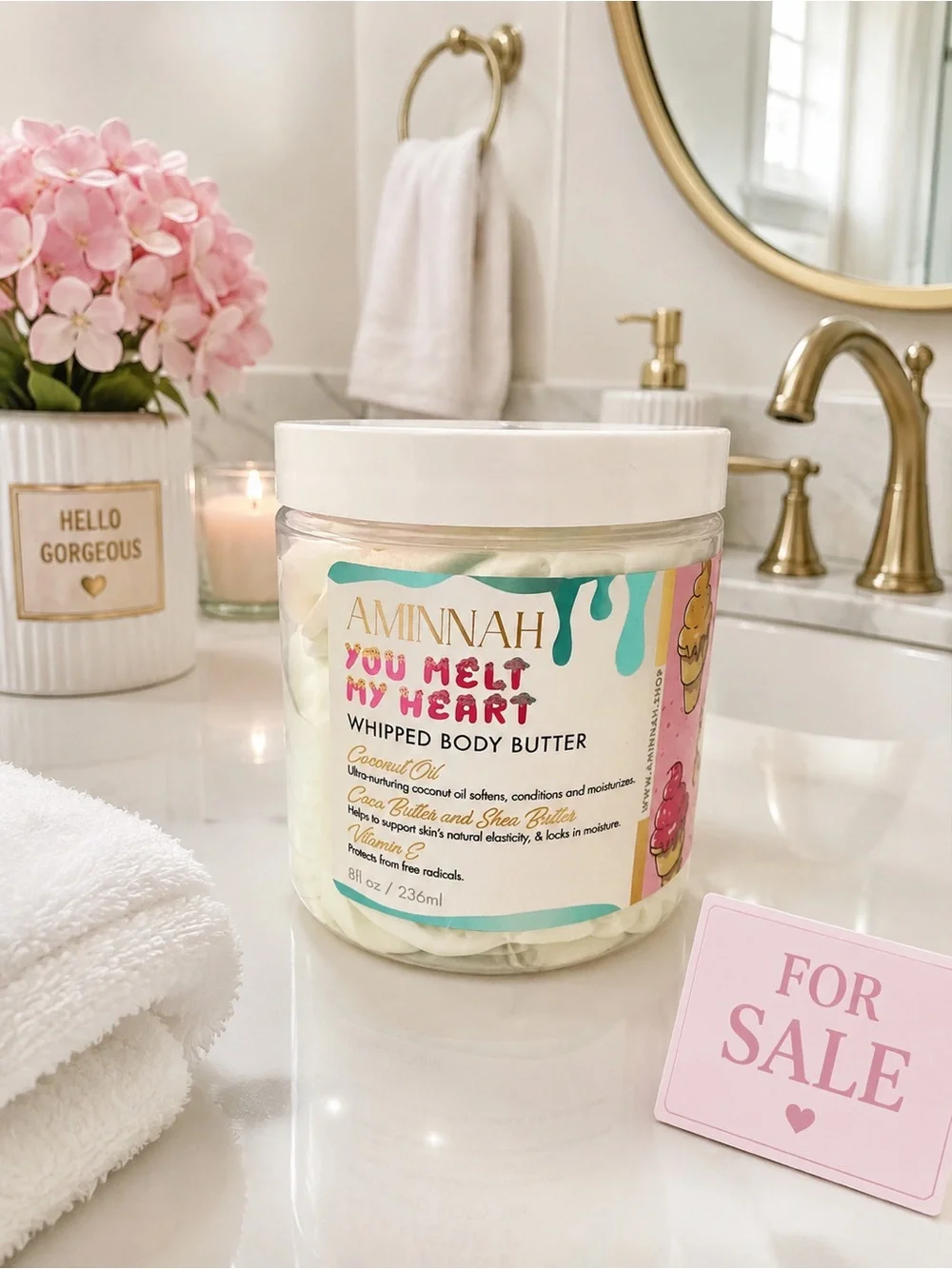 Aminnah You Melt My Heart Whipped Body Butter